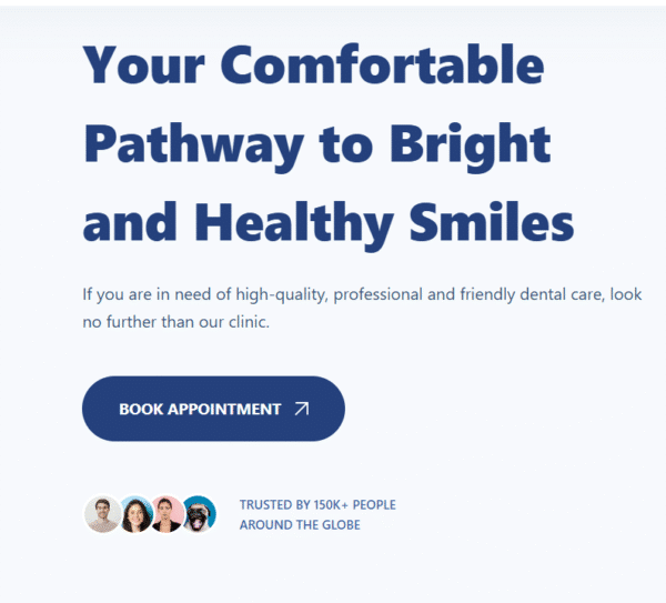 Dental Clinic Website 1