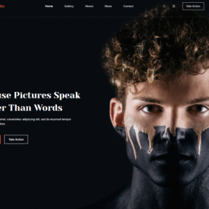 Photography Portfolio Website – Photo Studio Design